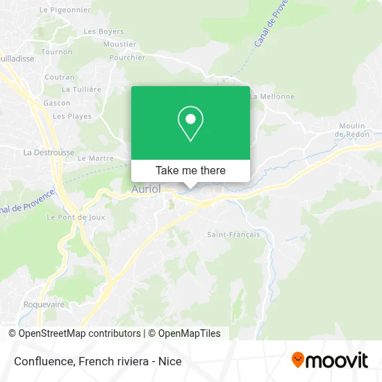 Confluence map