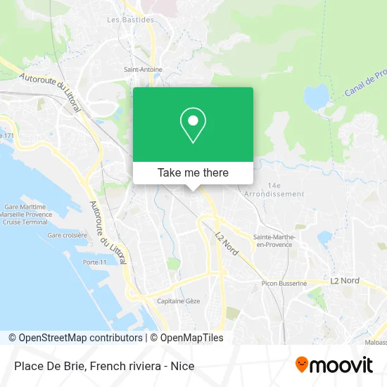 Place De Brie map