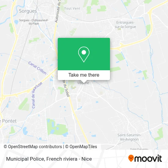 Police Municipale map