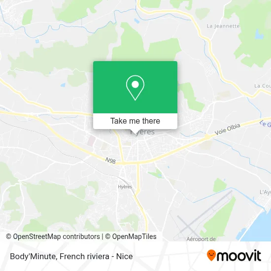 Body'Minute map