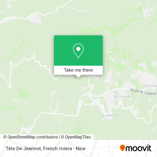 Tête De Jeannot map