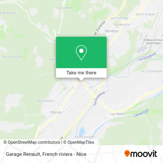 Garage Renault map