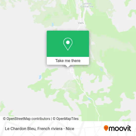 Le Chardon Bleu map