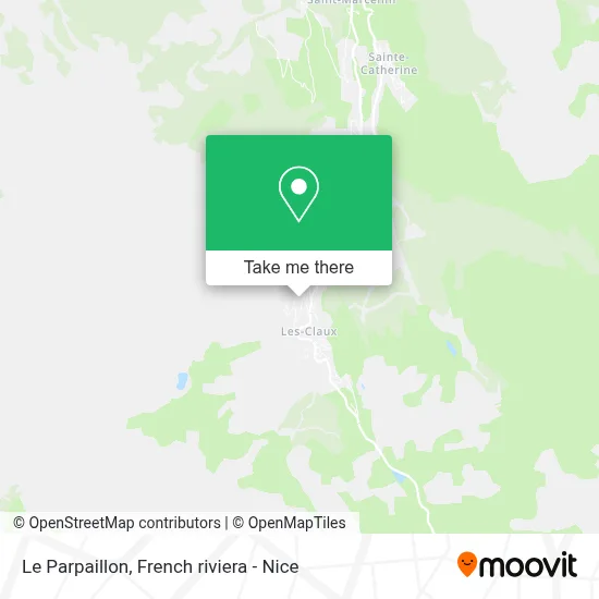 Le Parpaillon map