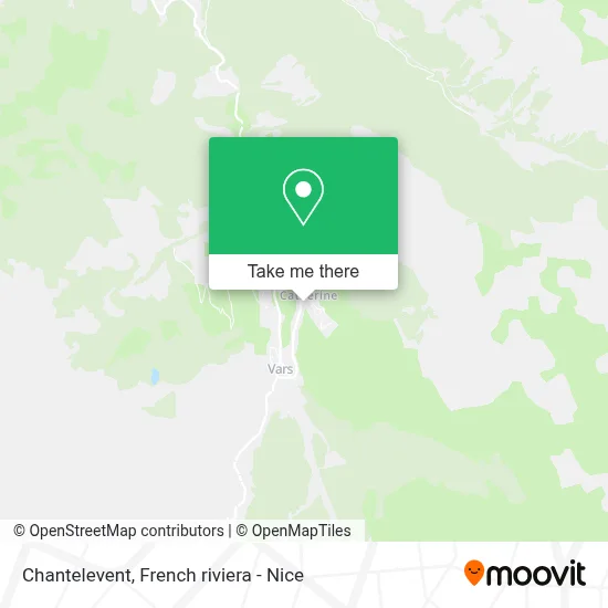Chantelevent map