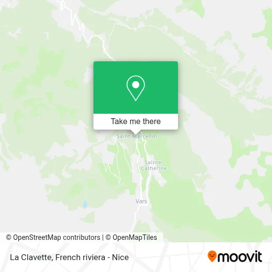 La Clavette map