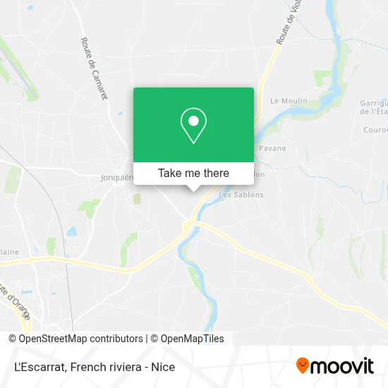 L'Escarrat map
