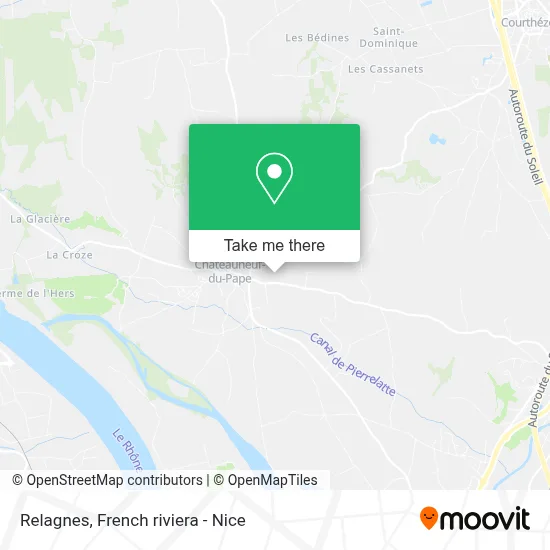 Relagnes map