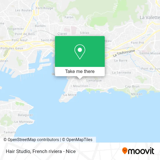Hair Studio map