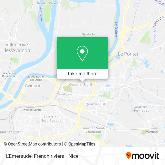 L'Emeraude map