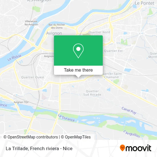 La Trillade map