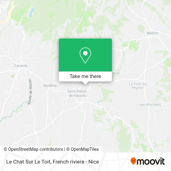 Le Chat Sur Le Toit map