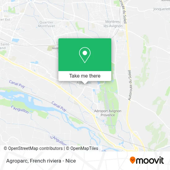 Agroparc map