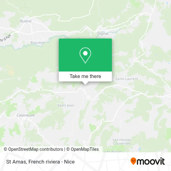 St Amas map