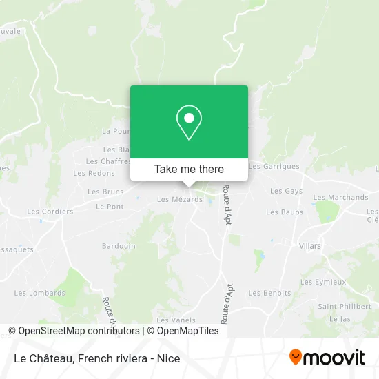 Le Château map