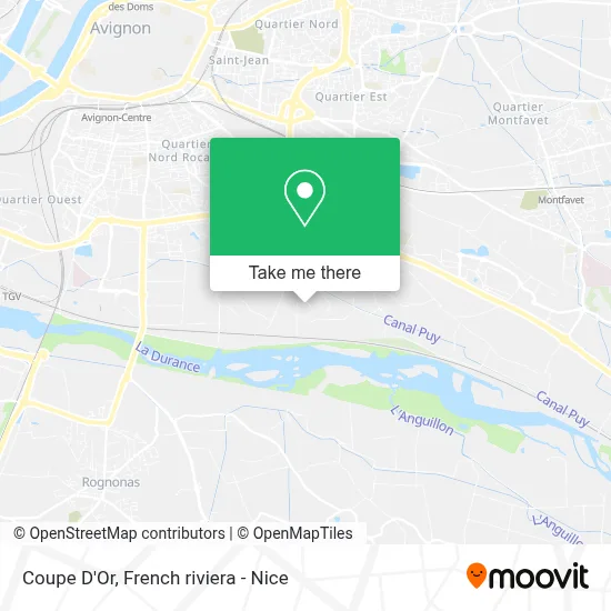 Coupe D'Or map