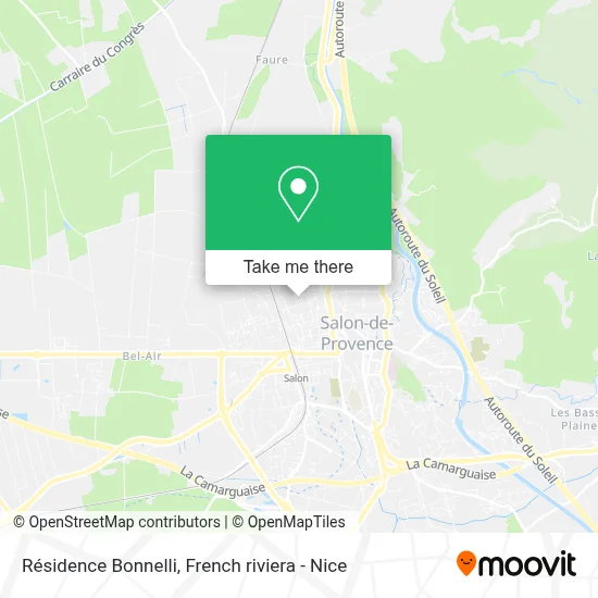 Résidence Bonnelli map