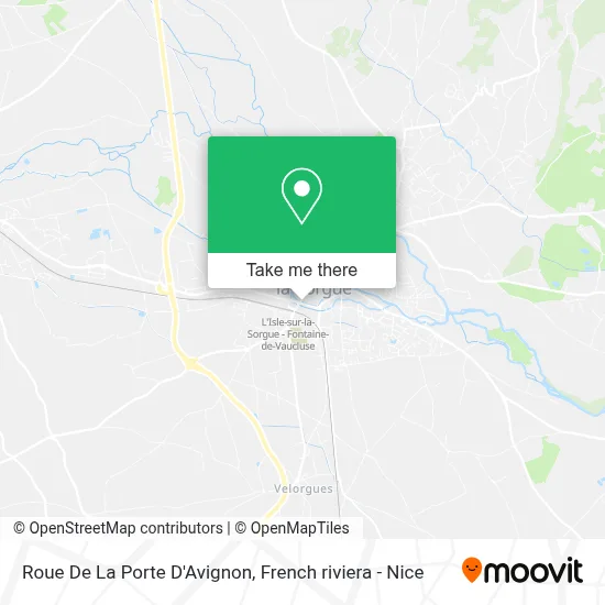 Mapa Roue De La Porte D'Avignon