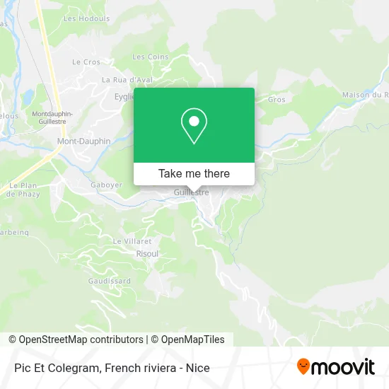 Pic Et Colegram map