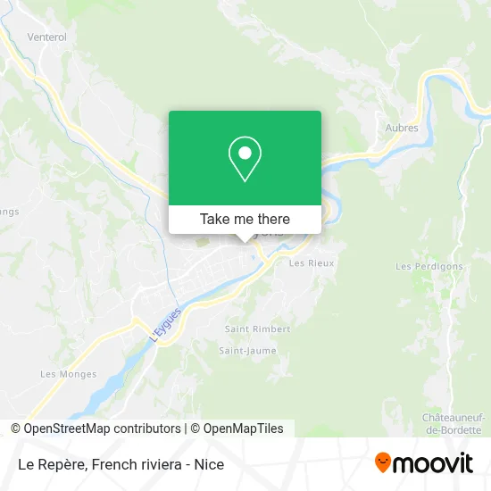 Le Repère map