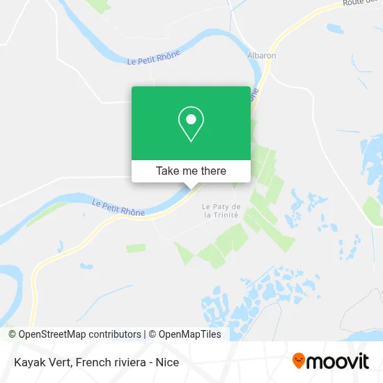 Kayak Vert map