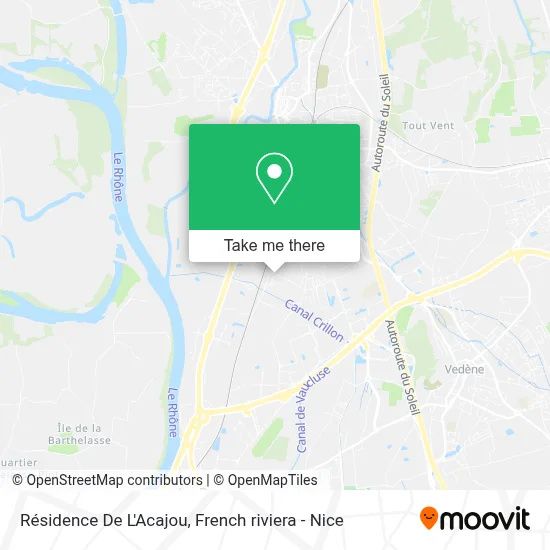 Résidence De L'Acajou map