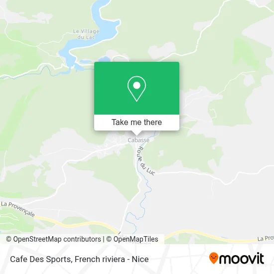 Cafe Des Sports map