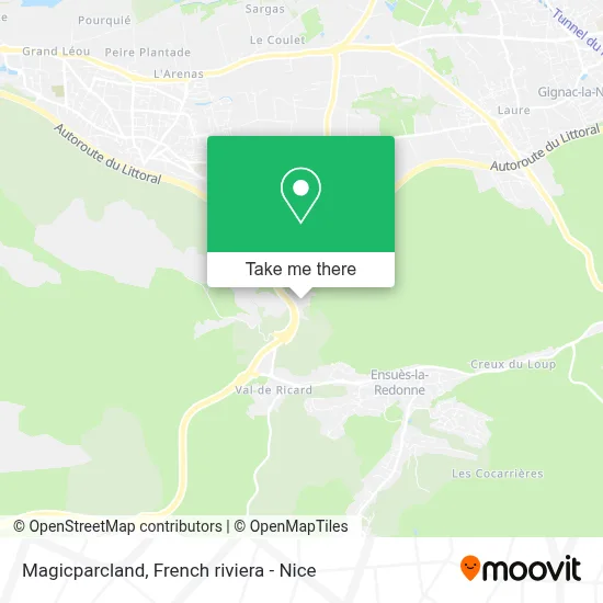 Magicparcland map