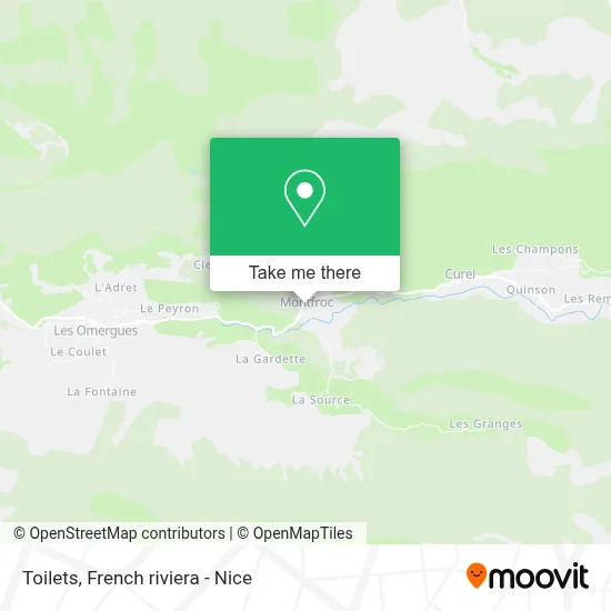 Toilettes map