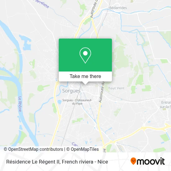 Résidence Le Régent II map