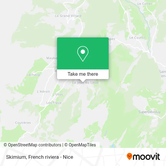 Skimium map