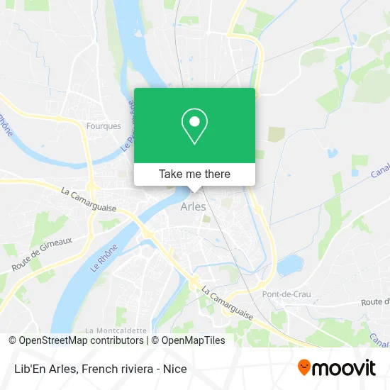 Lib'En Arles map