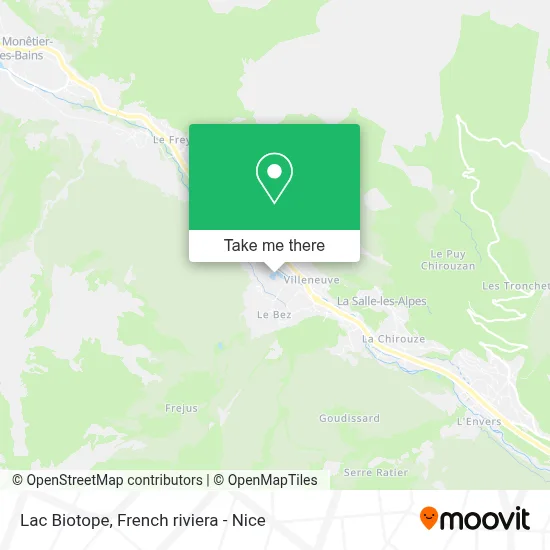 Lac Biotope map