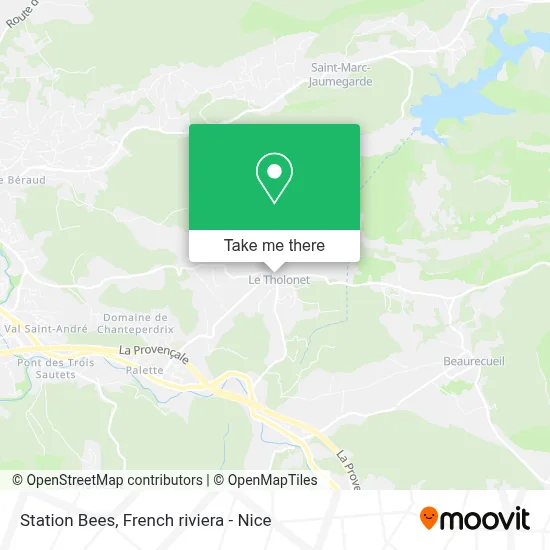 Station Bees map