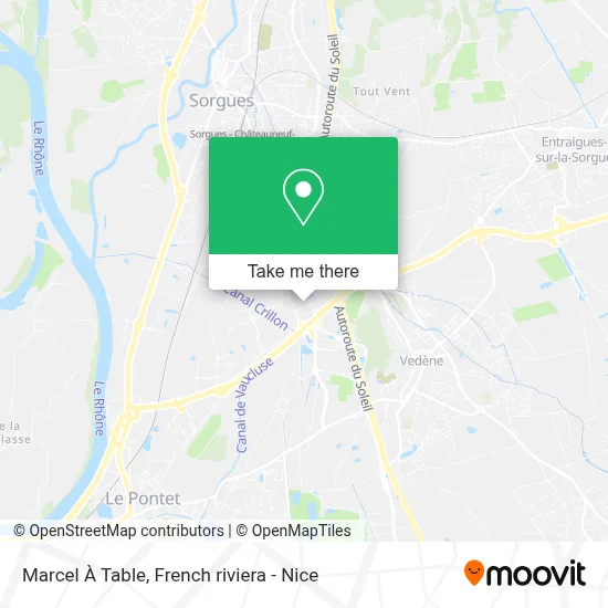 Marcel À Table map