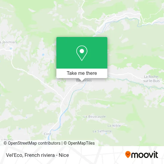Vel'Eco map