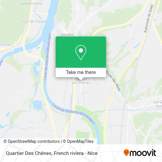Quartier Des Chênes map