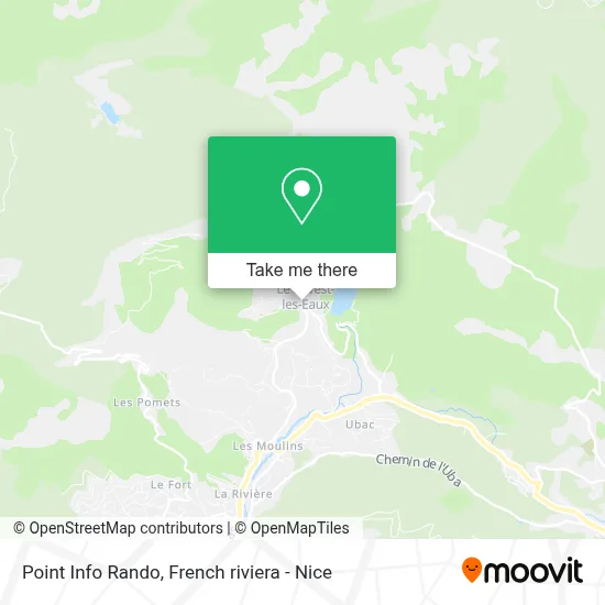 Point Info Rando map