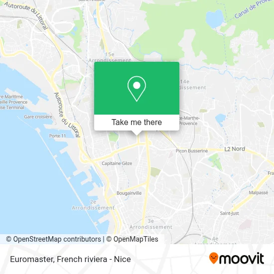 Euromaster map