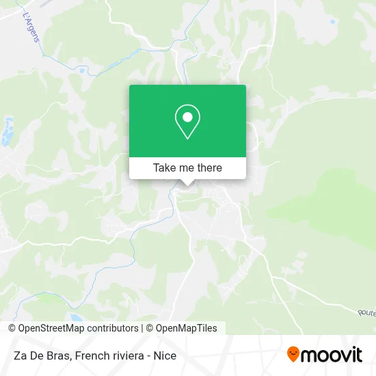 Za De Bras map