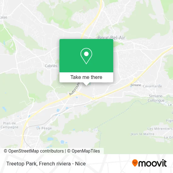 Parc Accrobranche map