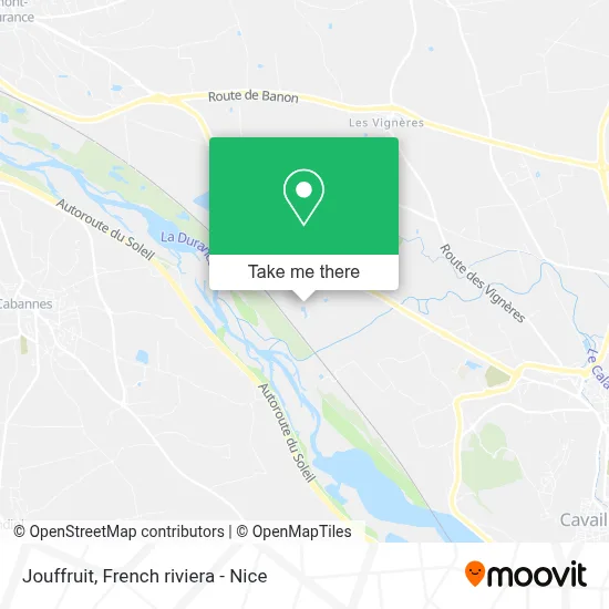 Jouffruit map