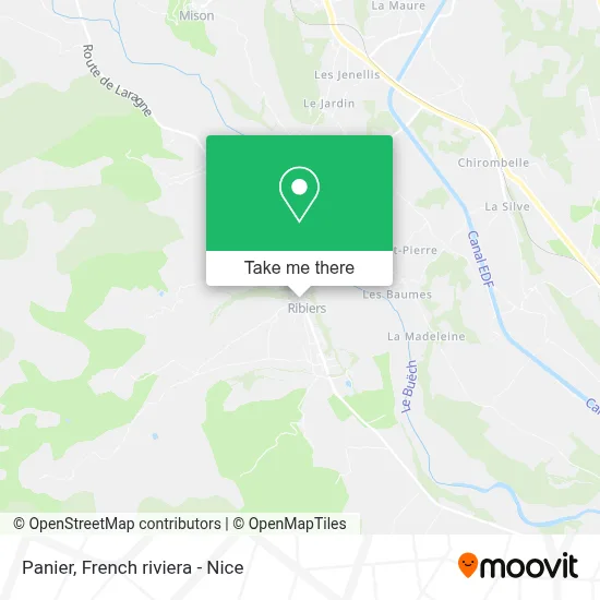 Panier map