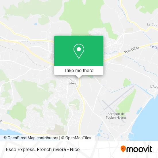 Esso Express map