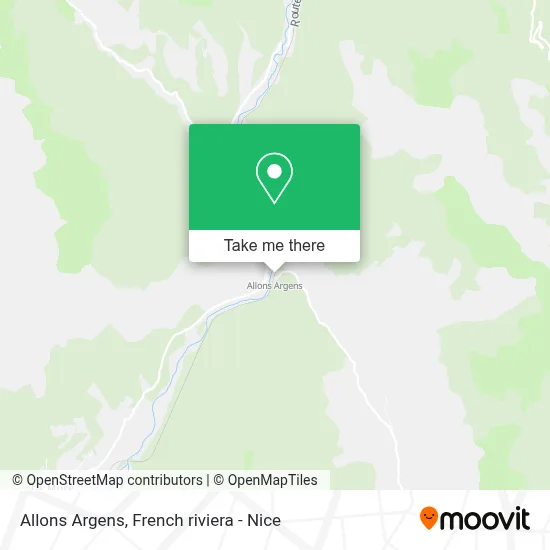 Allons Argens map