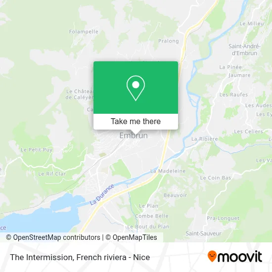 L'Entracte map