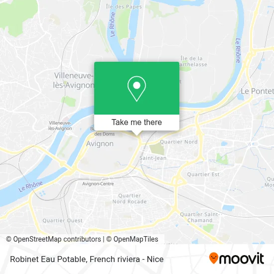 Robinet Eau Potable map