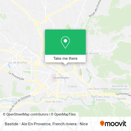 Bastide - Aix-En-Provence map