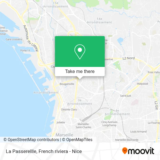 La Passerellle map