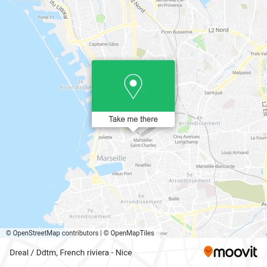 Dreal / Ddtm map
